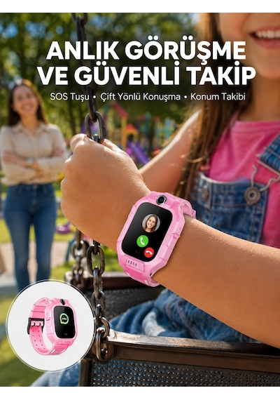 S10 Çocuk Takip Saati Güvenli Alan Uyarısı Ve Sesli Mesaj Yeni Nesil