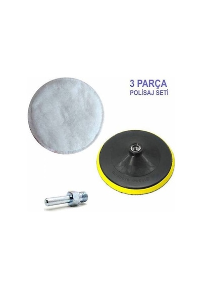 Pastapoliş Cila Süngeri Matkap & Taşlama 115 Mm Pelüş & Cırttaban