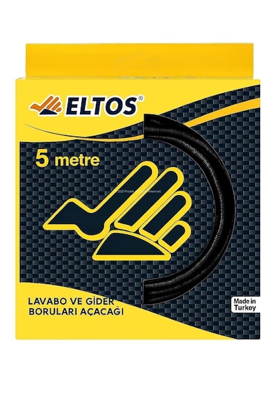 Gider - Kanal Açma Teli Tıkalı Pimaş Açma Teli Klozet Gider Açma Teli 5 Metre