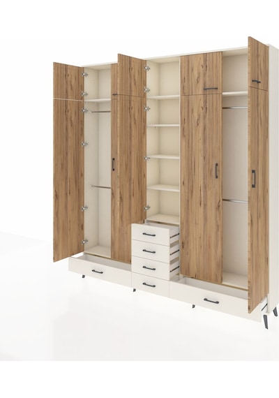 Arges Dolap 6 Raflı 6 Çekmeceli 4 Askılı 220x30x243 Aytaşı-çam/aytaşı Atlas Çam/aytası Arges Dolap 6 Raflı 6 Çekmeceli 4 Askılı 220x30x243 Aytaşı-çam/aytaşı Atlas Çam/aytası