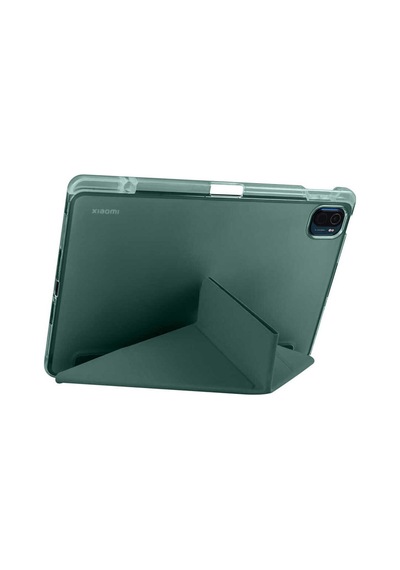 Xiaomi Mi Pad 5 Kılıf Kalem Bölmeli Stand Olabilen Standlı Tablet Kılıfı Kapaklı Kılıf