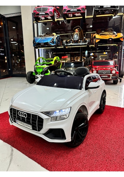 Audi Q5 12v Akülü Araba 0-5 Yaş Beyaz