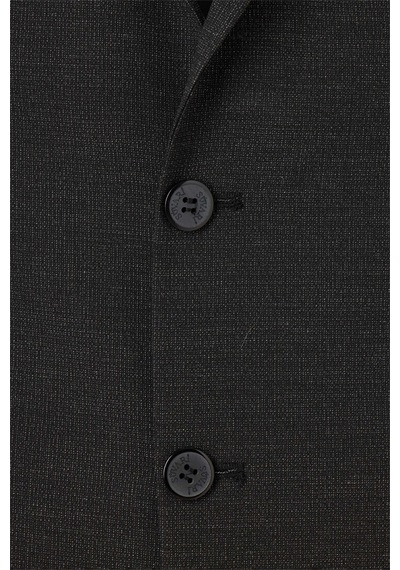 Süvari Siyah Regular Sivri Yaka 6 Drop Takım Elbise Tk1007000284-s09 Siyah