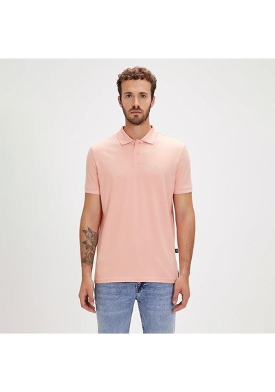 Bad Bear Pure Erkek Pembe Polo Yaka Tişört