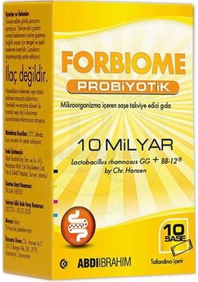 Forbiome 10 Milyar Probiyotik 10 Saşe