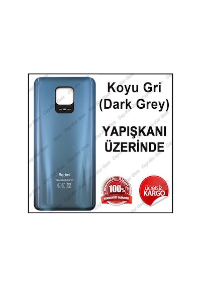 Xiaomi Redmi Note 9 Pro / Note 9S Arka Pil Batarya Kapak Cam (368842404)