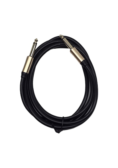 1.8 Metre 6.35 Mm To 6.35 Mm Ses Kablosu - Stereo Çivi Jak Enstrüman Ve Amfi Bağlantı Kablosu