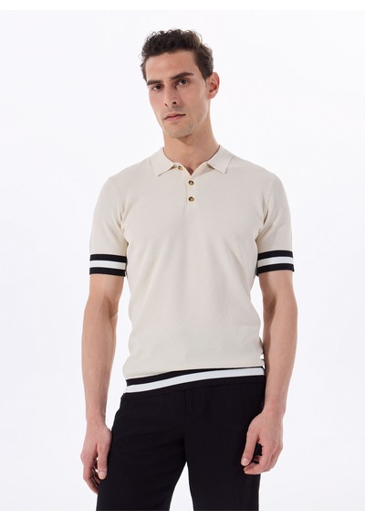 Fabrika Comfort Bej Erkek Regular Fit Jakarlı Kazak Fc5sm-kzk 2567