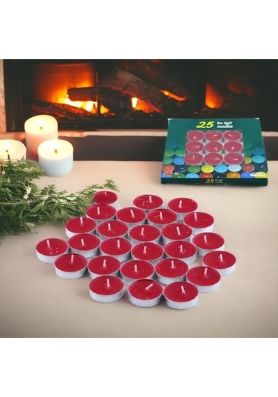 Tealight Mum Kokusuz Ev Tatil Parti Dekoru Glımma Çok Renkli