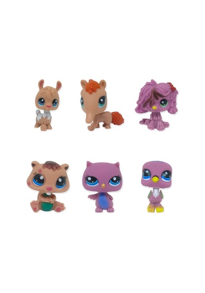 Pet Star Little 6'lı Sevimli Hayvanlar Figür Seti - 5 Minişler