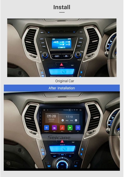 Hyundaı Santafe 2013-2016 Uyumlu Multimedya Navigasyon Usb Kamera Carplayer