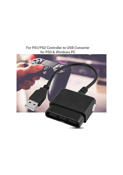 5023 Usb To Ps2 Pc Bilgisayar Oyun Kolu Çevirici Dönüştürücü