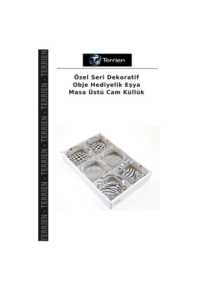 Özel Seri Dekoratif Obje Hediyelik Eşya Masa Üstü Cam Küllük Çok Renkli