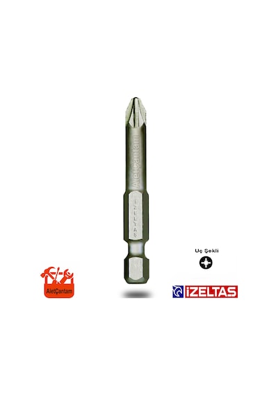İzeltaş Bits Uç Yıldız Matkap Ucu Vidalama  Pz2 X 100 MM
