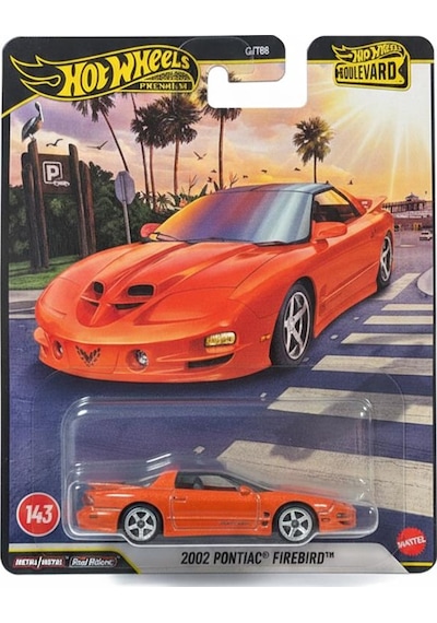 Hot Wheels Premium Boulevard 2002 Pontiac Firebird Jhw17 Turuncu