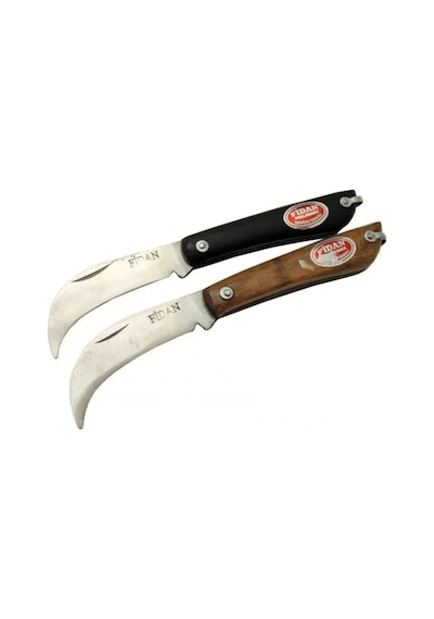 Fidan F 20 Eğri Bahçe Çakısı 18cm - Manuel Çok Renkli