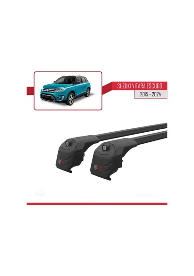 Suzuki Vitara / Escudo Ly 2015 Ve Sonrası İle Uyumlu Ace-2 Ara Atkı Tavan Barı Siyah