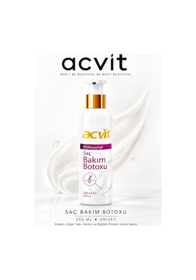 Acvit Profesyonel Tam Bakım Saç Botoxu 250 ML