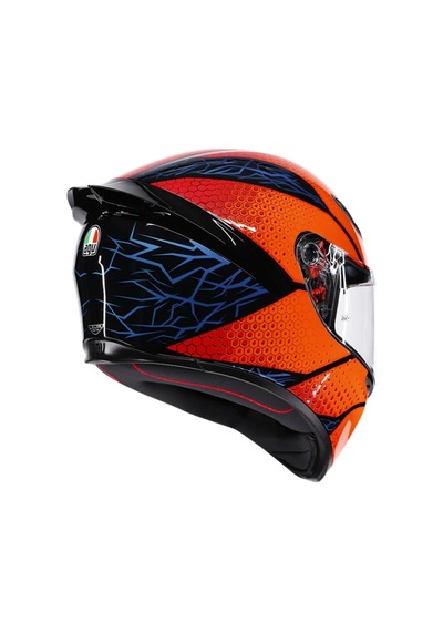 Agv Kask K1 S Speedarmor Black Orange Blue Siyah
