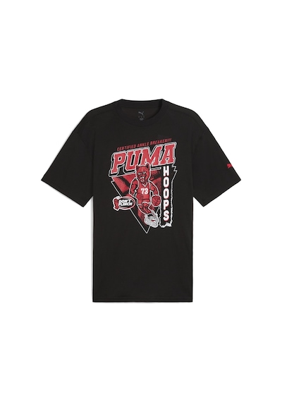Puma Rival Rage 5 Erkek Siyah Yuvarlak Yaka Tişört