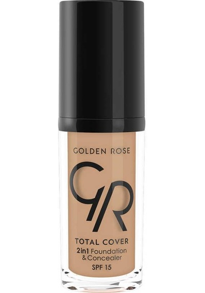 Golden Rose Total Cover 2 In 1 Fondöten ve Kapatıcı 18 Cappuccino