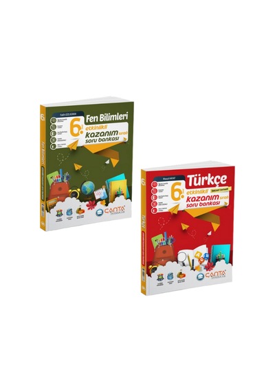 6.sınıf Fen Bilimleri Ve Türkçe Soru Bankası 2 Kitap