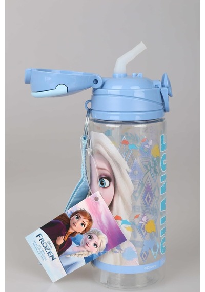Yeni Sezon Lisanslı Frozen Elsa 500 Ml Trıtan Matara Açık Mavi Çok Renkli