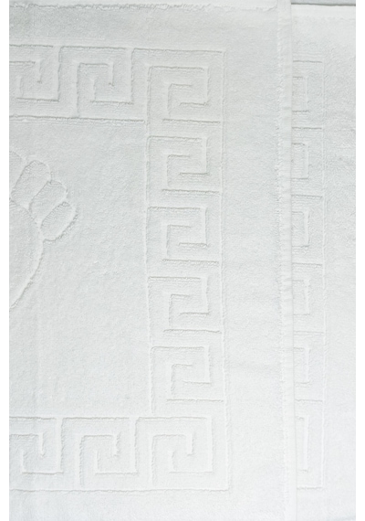 5 Li Otel Ayak Havlusu Bukle Ayak İzli 50x70 Cm Beyaz 16/2 Avs 250 Gr Beyaz