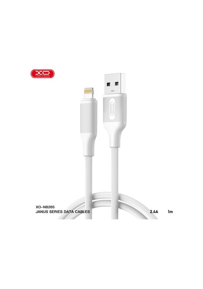 Pratik Aparat Elektronik Ürün Günlük Kullanım Usb To Lightning 2.4a Hızlı Şarj Kablosu Beyaz