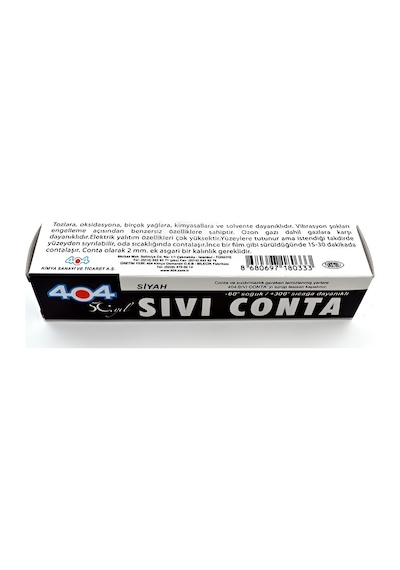 404 Sıvı Conta 45 Gr. Siyah