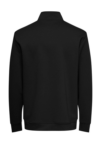 Only & Sons Onsluca Lıfe Reg Ls Halfzıp Siyah Erkek Sweatshirt 22037612