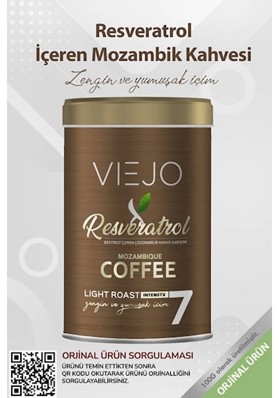 Resveratrol Içeren Mozambik Kahvesi Granül