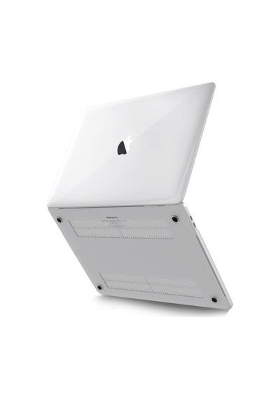 Macbook Uyumlu Pro 13 2020 Macbook Uyumlu Buzlu Kapak - Şeffaf Klasik