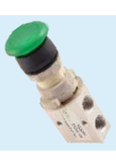 Expflex S3pm-06 1/8 3/2 Mantar Buton Yaylı Valf