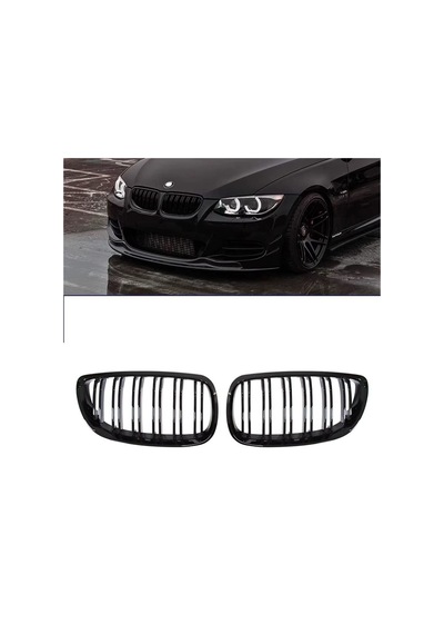 Autogp Bmw E92 E93 M3 Ön Böbrek Panjur Izgara 2006 / 2009 Çift Tırnak Agp-sm-e92-0609
