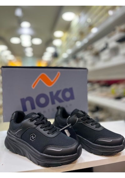Noka Unisex Spor Ayakkabı Siyah