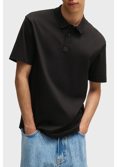 Hugo Erkek Polo Yaka T Shirt 50517638 001 Siyah Siyah
