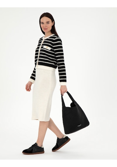 Pierre Cardin Kadın Siyah Çanta 50307557-vr046 Siyah