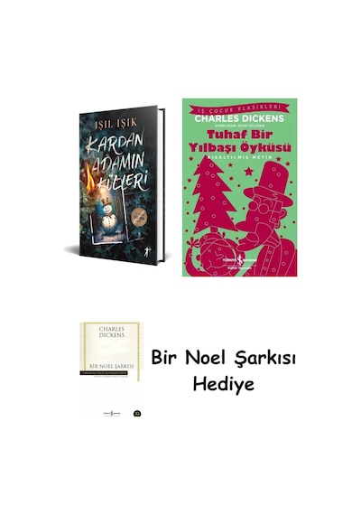 Kardan Adamın Külleri Ciltli + Tuhaf Bir Yılbaşı Öyküsü + Bir Noel Şarkısı