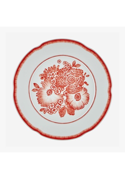 Turuncu Porselen Yemek Tabağı 29 Cm