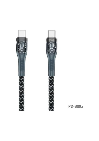 Azeada Kabloları Ve Şarj Aletleri Siyah - 65w, Type-c To Type-c