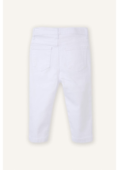 Defacto Düz Paça Pantolon Erkek Bebek B6744a526spwt34 Beyaz-wt34