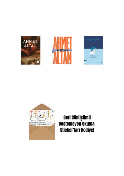 Zarlar + Aldatmak - Yalnızlığın Özel Tarihi Cep Boy + Kristal Denizaltı + Okuma Sticker'ları