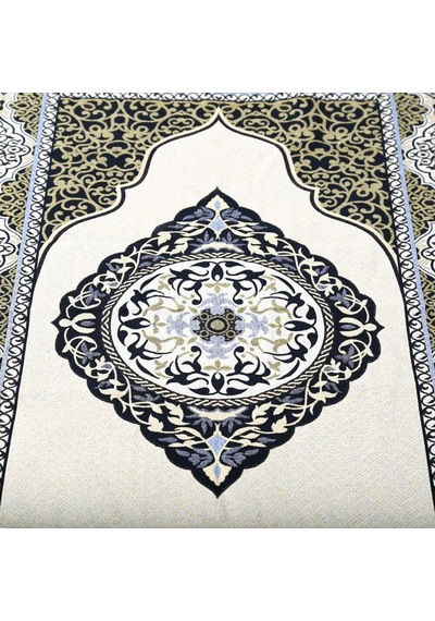 İsme Özel Hediyelik Tafta Seccade Siyah-gold 68x110 Cm - 200 Gr Çok Renkli
