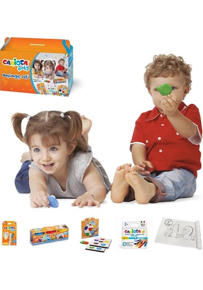 Carioca 4 Parça Boyama Bebek Başlangıç Seti Lino Boyama Rulosu He