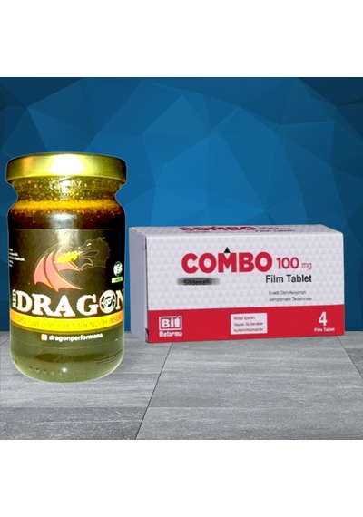 Dragon 110gr Birtkisel Macun + Combbo100mg 4tablet Set Formen