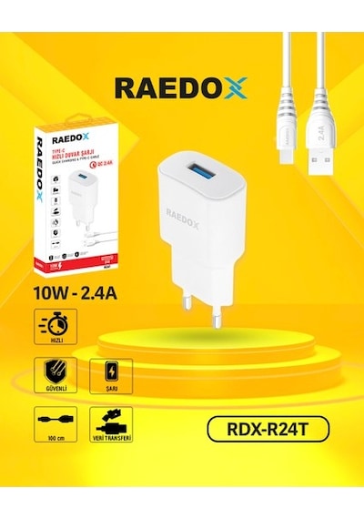 Raedox 10w 2.4a Type-c Şarj Aleti