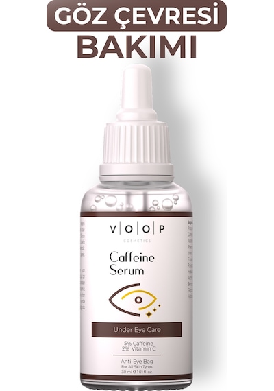 Voop Kafein İçerikli Göz Altı Morlukları Karşıtı Vitamin C 30 ML