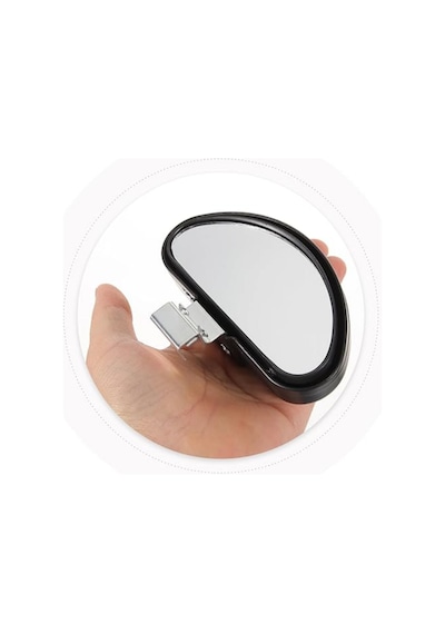 Oto Araç Araba Ayna Ek Kör Nokta Aynası Eğitmen Aynası Oval 10x4 Cm