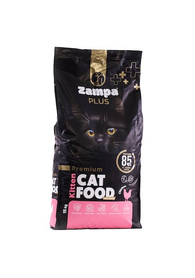 Zampa Plus Premium Tavuk Etli Yavru Kediler İçin Kuru Mama 15 KG